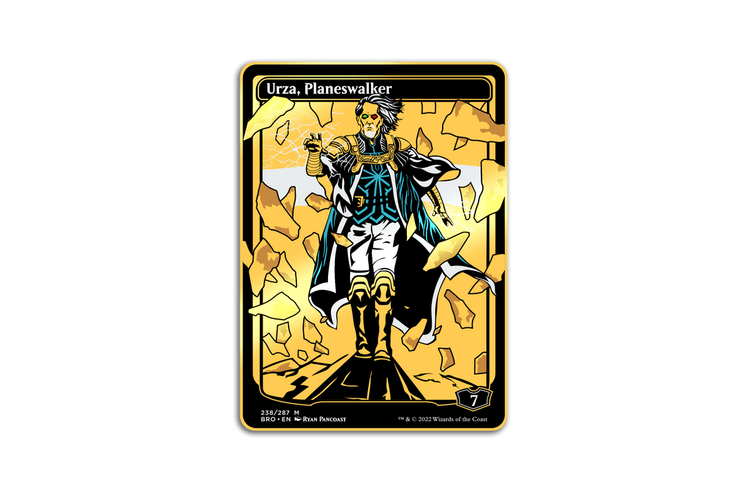 Magic: the Gathering - Limited Edition: Urza Planeswalker XL Pin - Pinfinity - Augmented Reality Collectible Pins