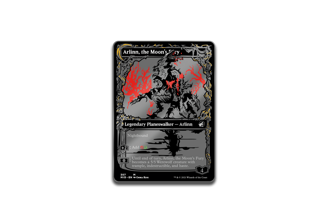 Magic the Gathering - Mythic Edition: Arlinn, the Moon's Fury - Pinfinity - Augmented Reality Collectible Pins