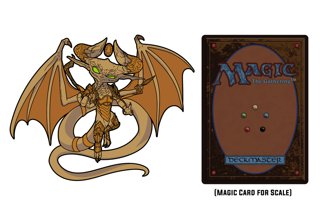 Magic: The Gathering - Mythic Edition XL Chibi Nicol Bolas Pin - Pinfinity - Augmented Reality Collectible Pins