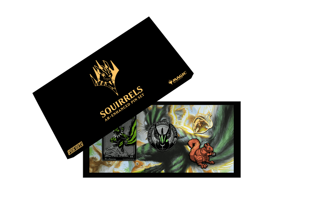 Magic: The Gathering - The Squirrels Collection AR Pin Set - Pinfinity - Augmented Reality Collectible Pins