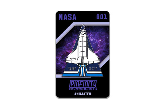 NASA - STS Shuttle - Pinfinity - Augmented Reality Collectible Pins