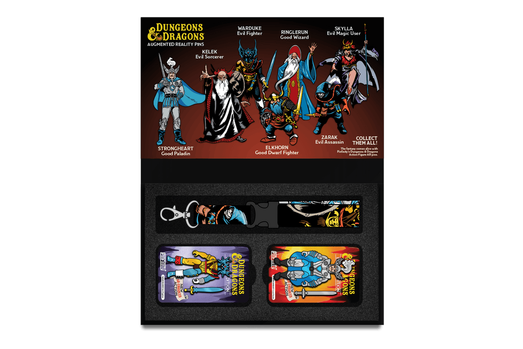 Pinfinity+ 2022 Dungeons and Dragons Retro Toys - Pinfinity - Augmented Reality Collectible Pins