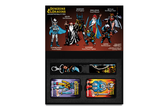 Pinfinity+ 2022 Dungeons and Dragons Retro Toys - Pinfinity - Augmented Reality Collectible Pins