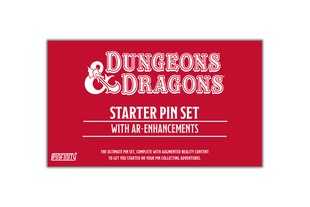 Pinfinity+ Classic Dungeons & Dragons AR Pin Set - Pinfinity - Augmented Reality Collectible Pins