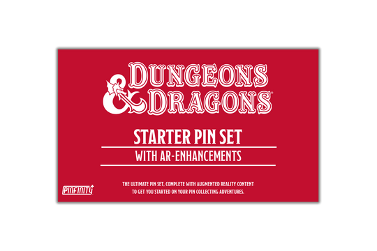 Pinfinity+ Classic Dungeons & Dragons AR Pin Set - Pinfinity - Augmented Reality Collectible Pins
