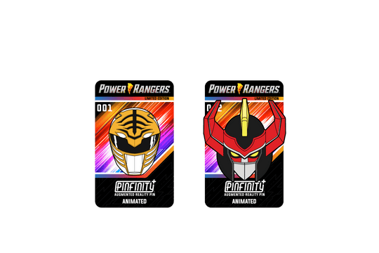 Pinfinity+ February 2021 Power Rangers - Pinfinity - Augmented Reality Collectible Pins