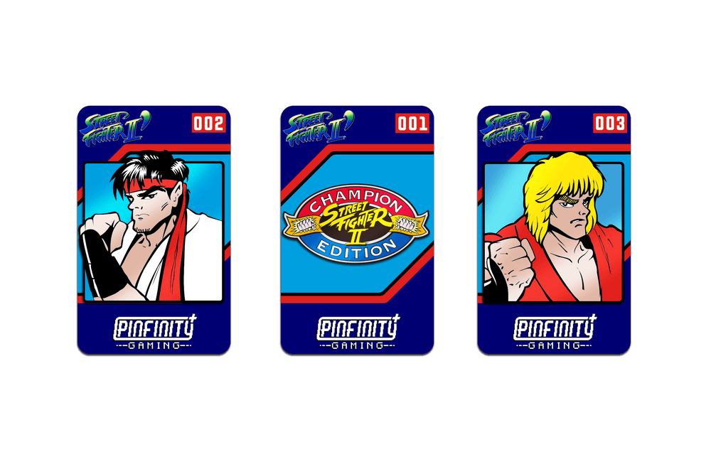 Pinfinity+ Gaming: Street Fighter II Champion Edition - Pinfinity - Augmented Reality Collectible Pins