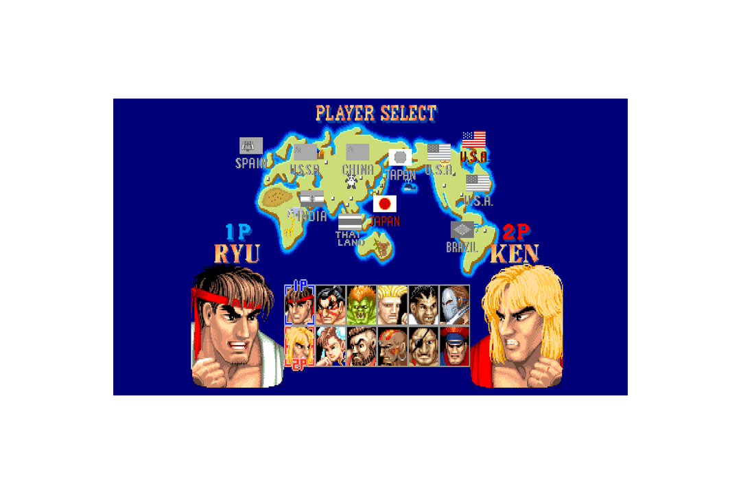 Ssf2t Roster Street Fighter 2 Character Select Screen