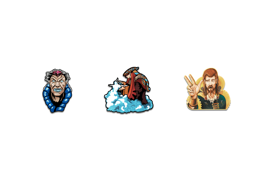 Pinfinity+ Magic: The Gathering - The Blue Collection AR Pin Set - Pinfinity - Augmented Reality Collectible Pins