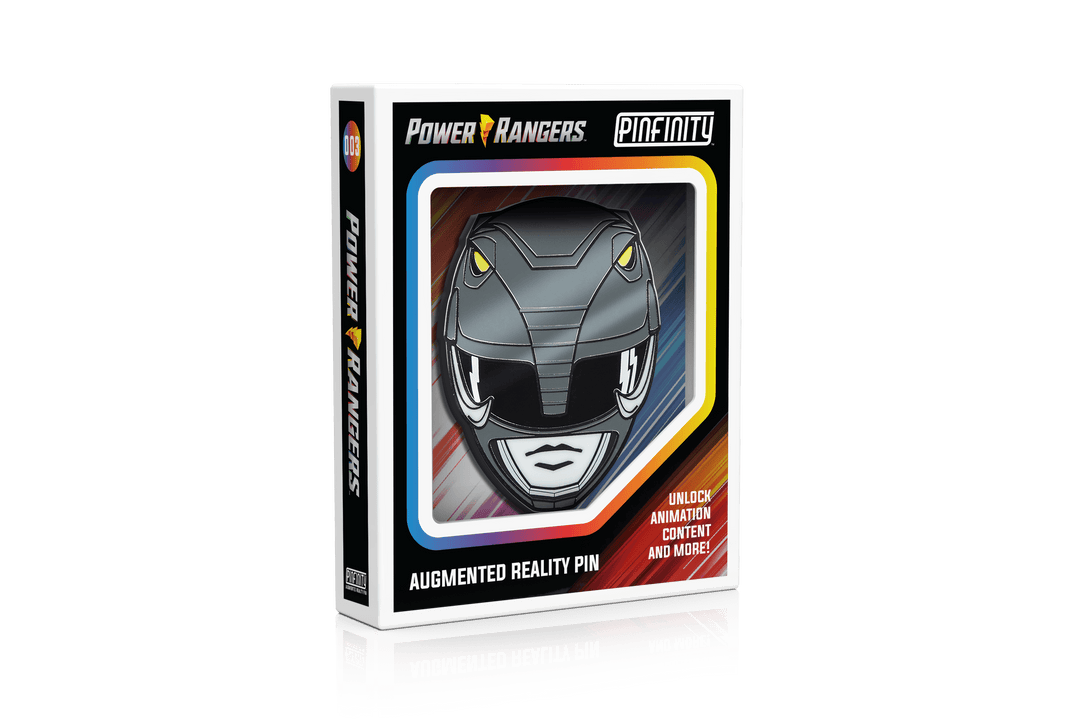 Power Rangers - Black Ranger - Pinfinity - Augmented Reality Collectible Pins