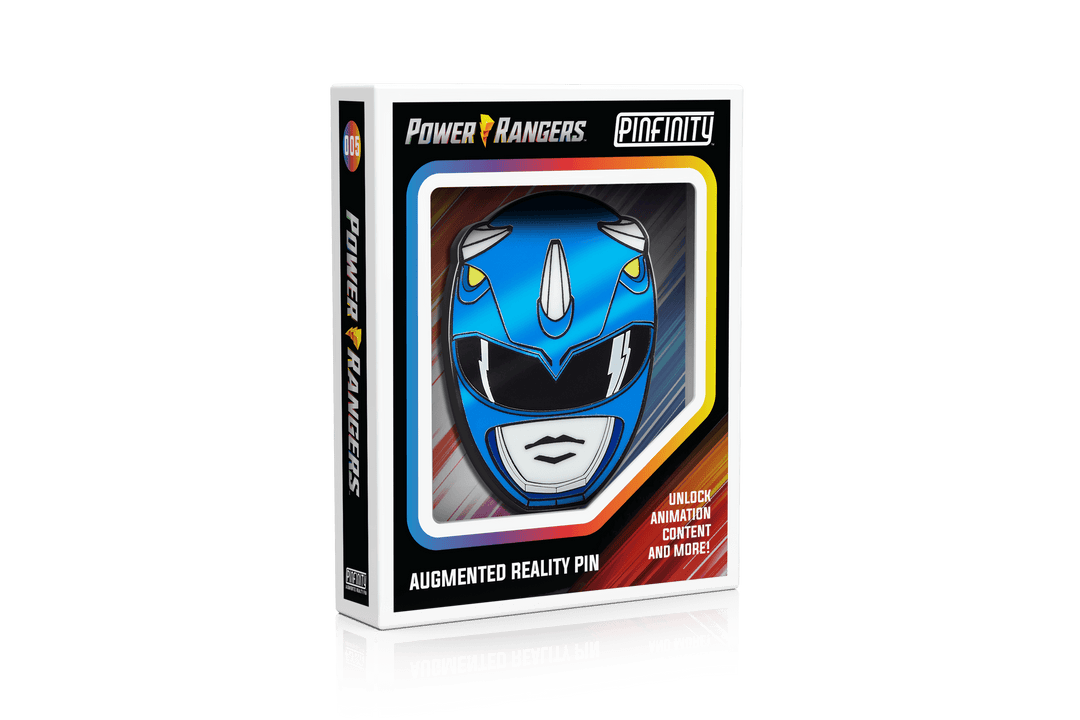 Power Rangers - Blue Ranger - Pinfinity - Augmented Reality Collectible Pins