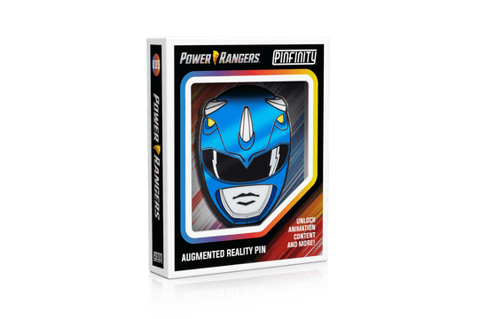 Power Rangers - Blue Ranger - Pinfinity - Augmented Reality Collectible Pins