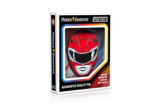 Power Rangers - Red Ranger - Pinfinity - Augmented Reality Collectible Pins
