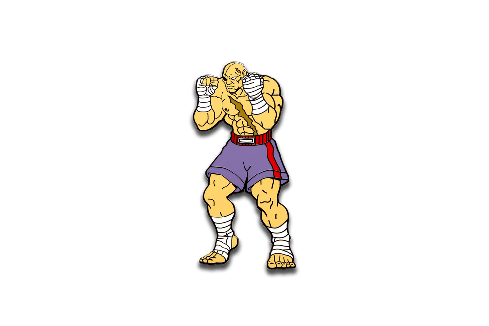 Street Fighter - Sagat - Pinfinity - Augmented Reality Collectible Pins