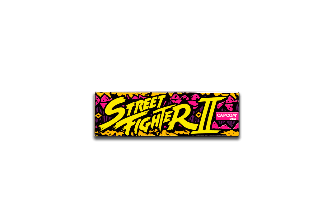 Street Fighter - SF II Arcade Marquee - Pinfinity - Augmented Reality Collectible Pins