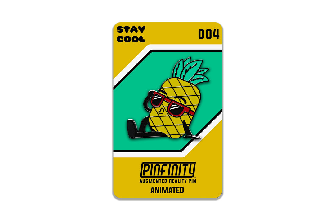 Summer Series - Tropicool Pineapple - Pinfinity - Augmented Reality Collectible Pins