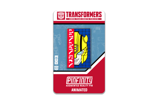 Transformers - Bumblebee Schematic - Pinfinity - Augmented Reality Collectible Pins